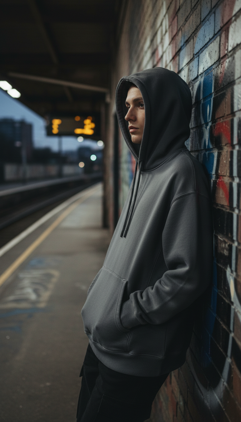 Soft Grey Hoodie