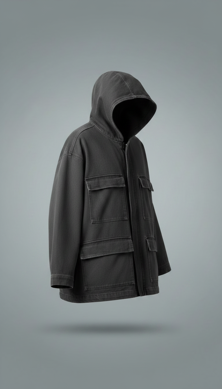 Oversized Fit Streetwear Jacket